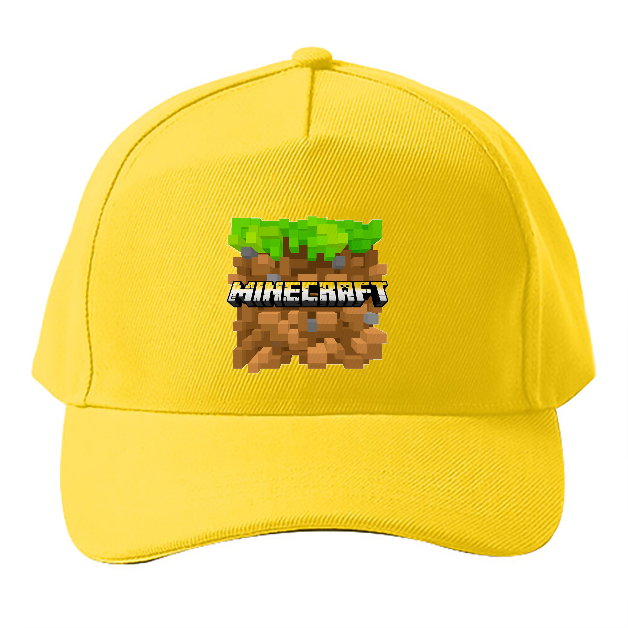 （画像用） マインクラフト ブロックの世界 Minecraft MC Block world ベースボールキャップ 綿100％ 男女兼用 帽子 スポーツ